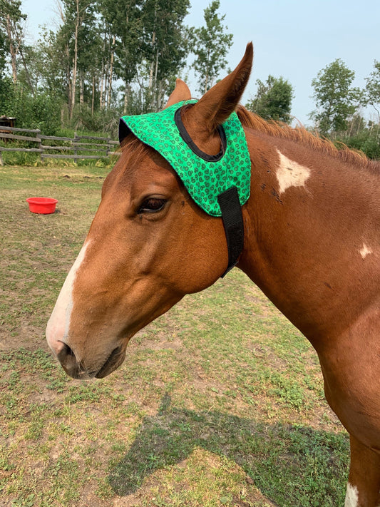 Flowers On Green Horse Hat image 1