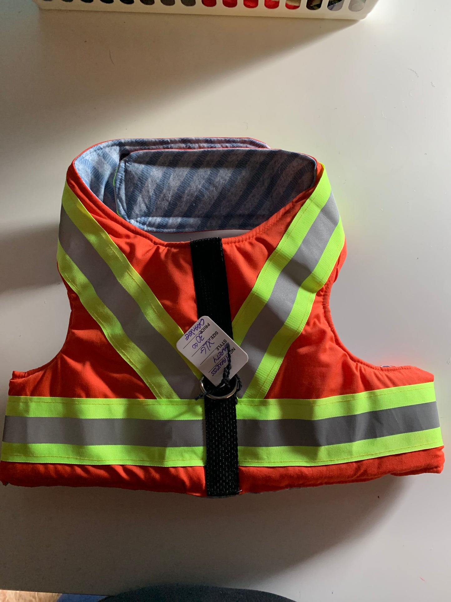 Safety walking vest pet harness