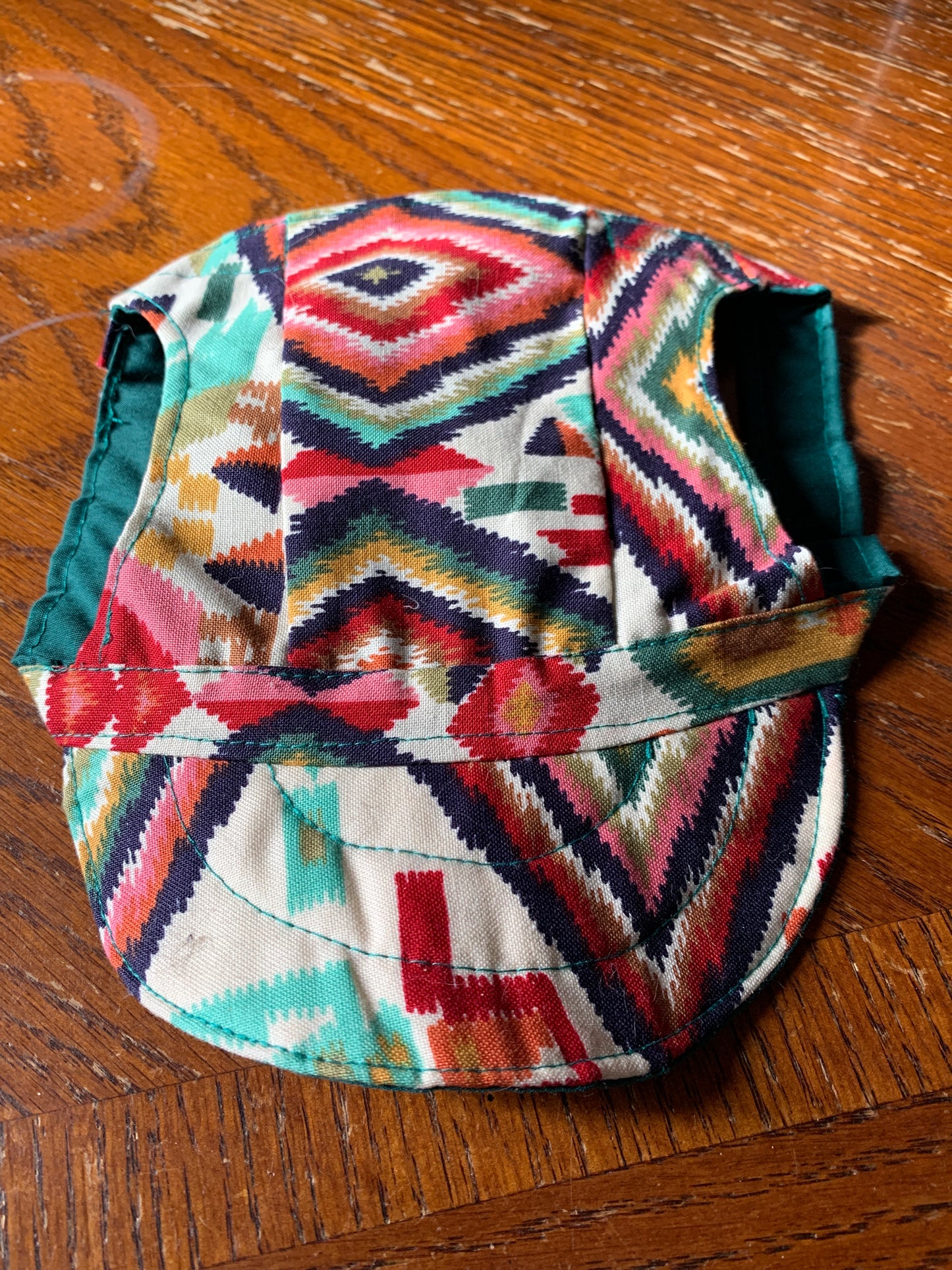 Multicoloured abstract pet baseball hat