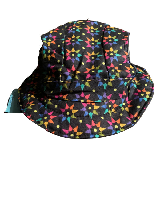 Multicoloured On Black Bucket pet hat