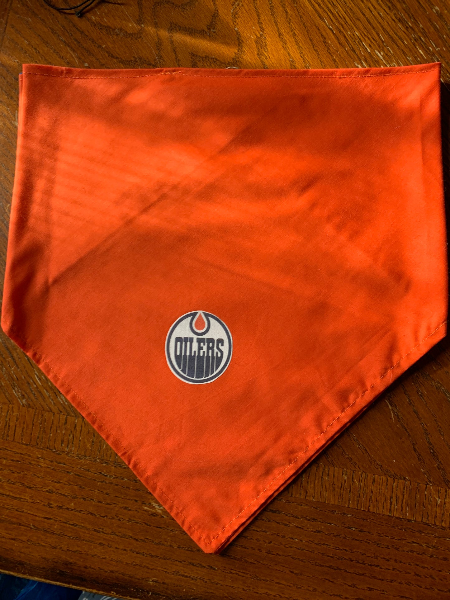 Oilers pet bandana