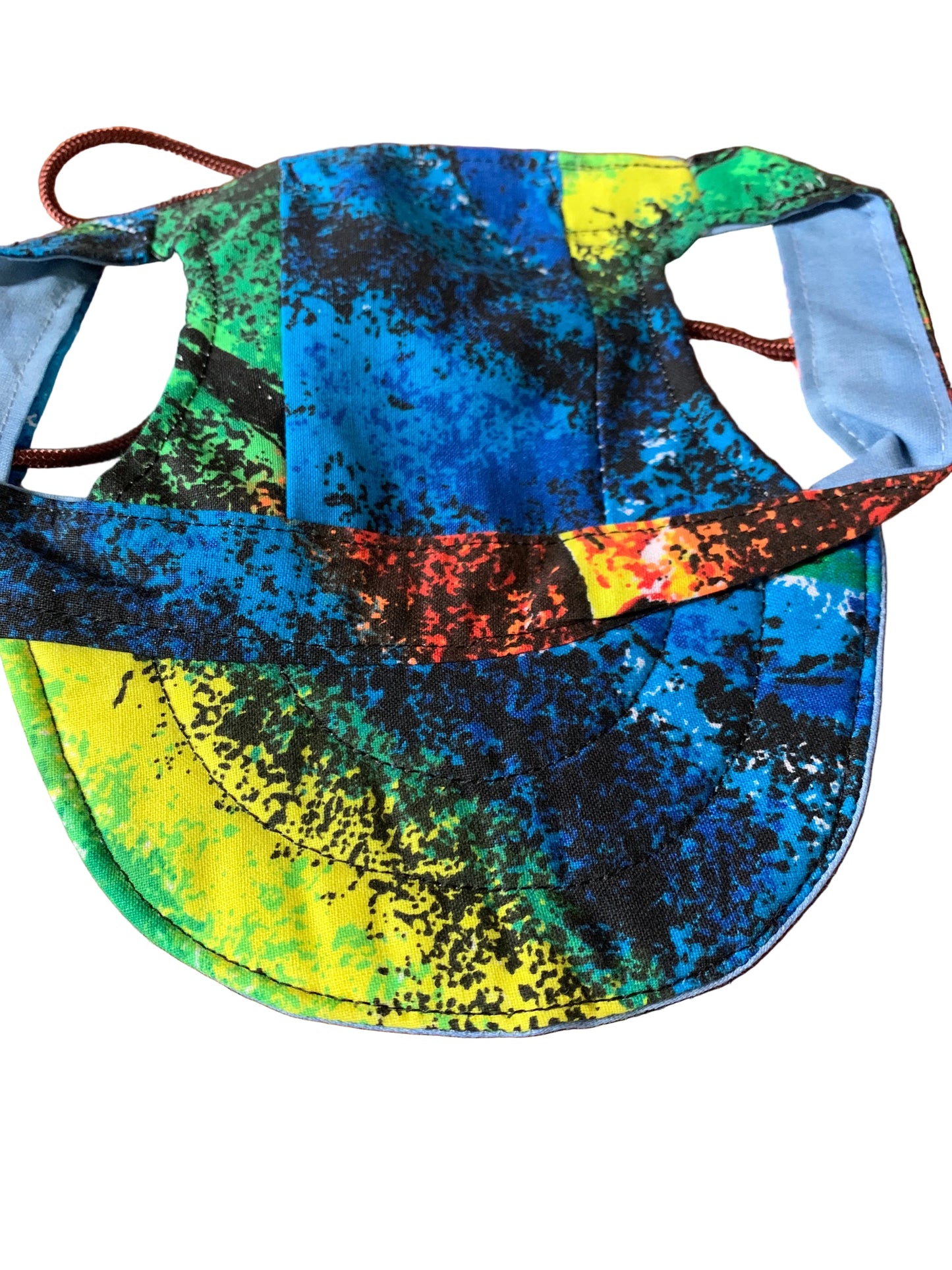 Multicoloured splash pet hats