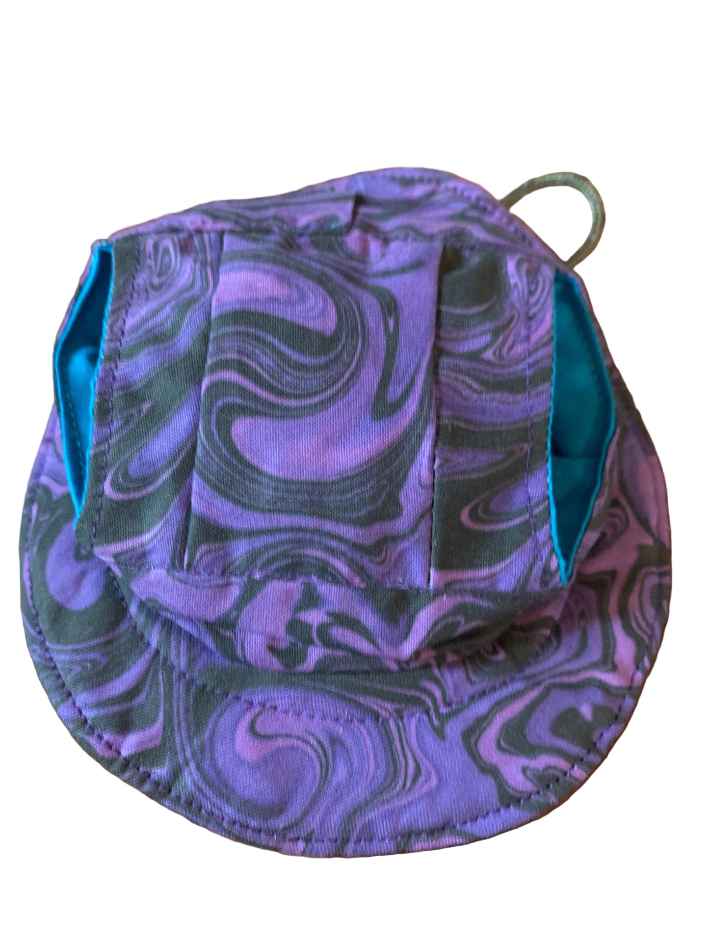 Purple marble pet bucket hat