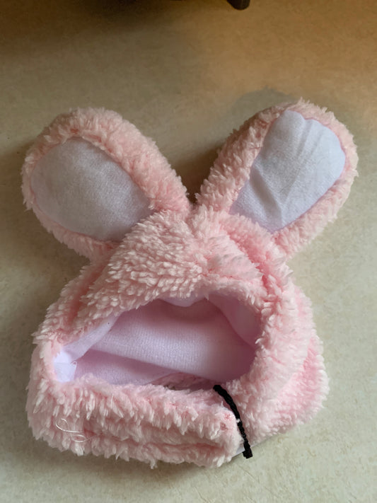 Bunny ears plush pet hat
