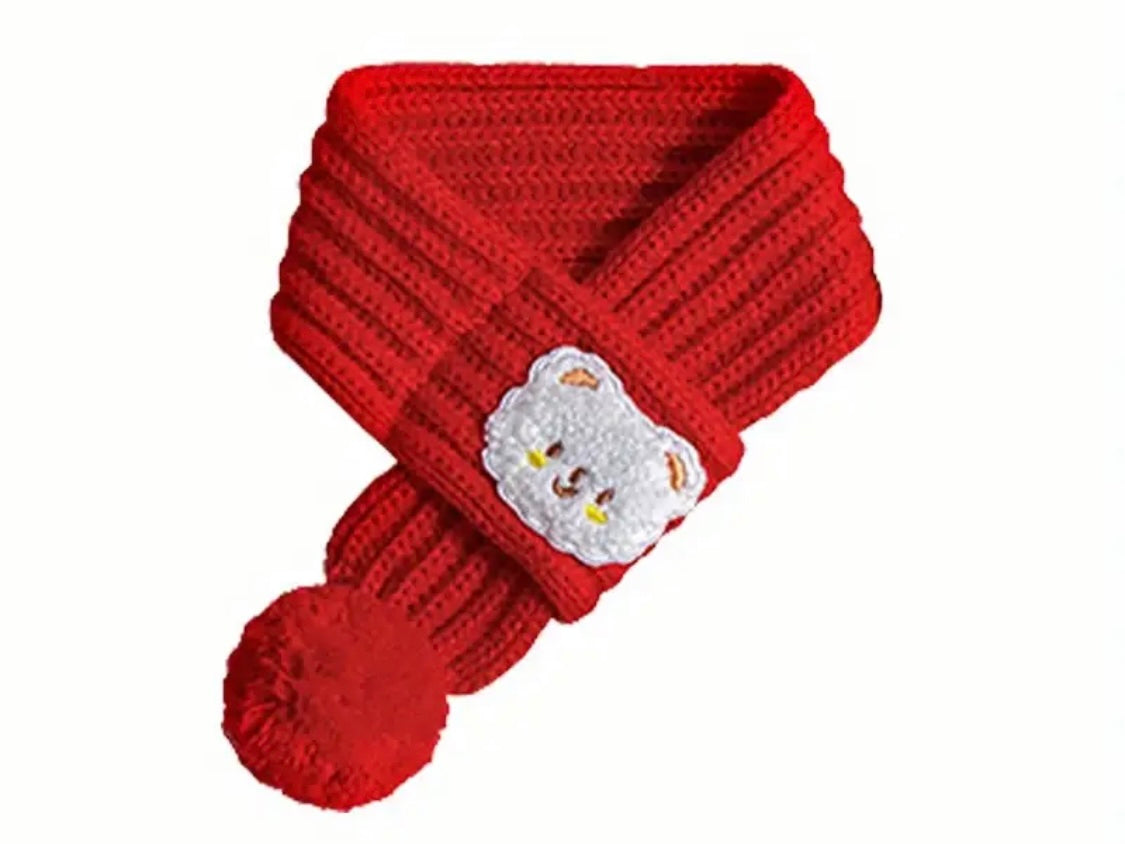 Pet red scarfs