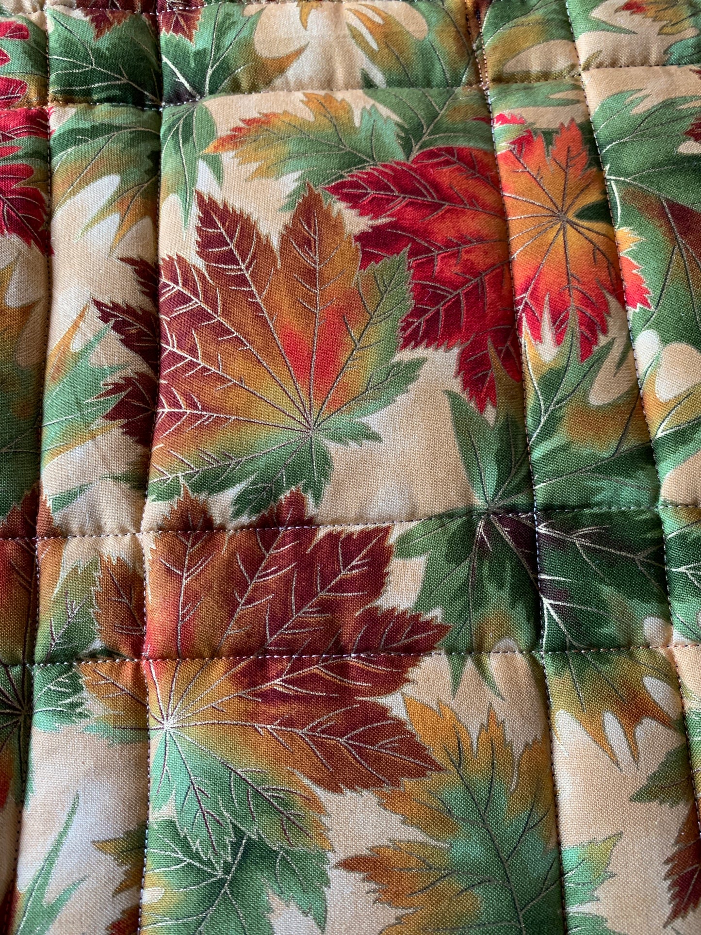 Maple leaves western saddle pad