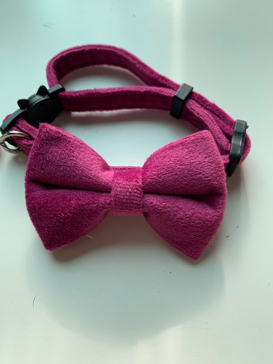 Velvet pet bow ties