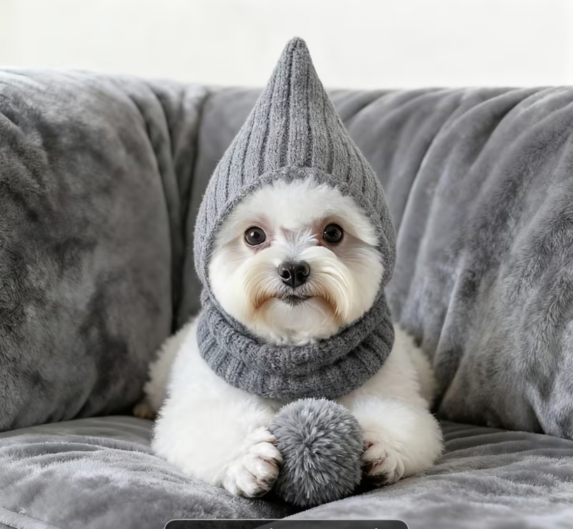 Pet knitted hoods