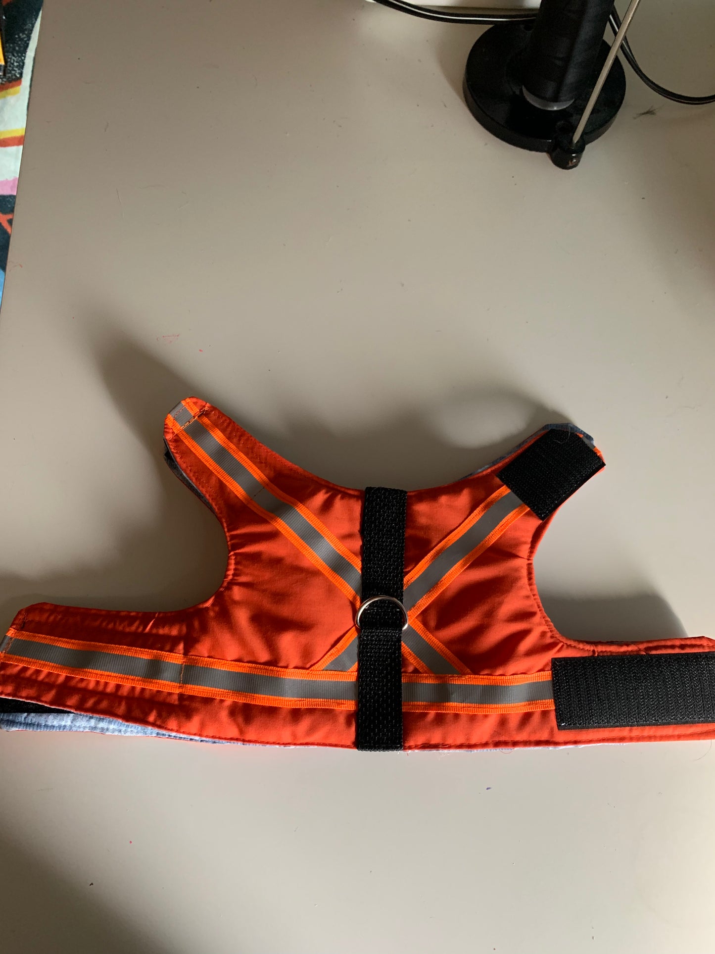 Safety walking vest pet harness