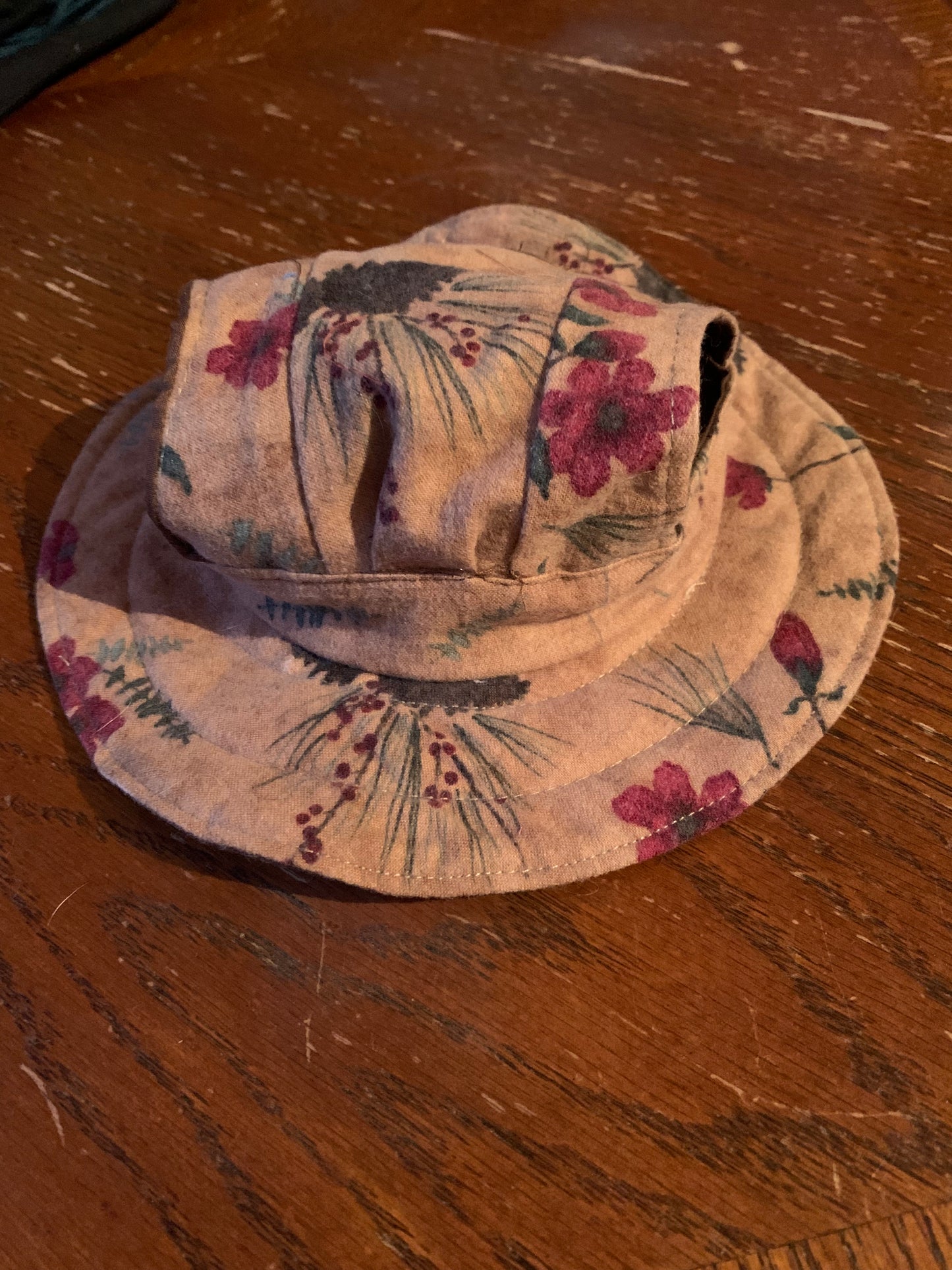 Dark Beige Pet Bucket Hat