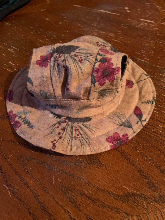 Dark Beige Pet Bucket Hat