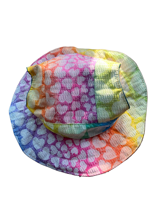 Multicoloured Hearts Pet Hats