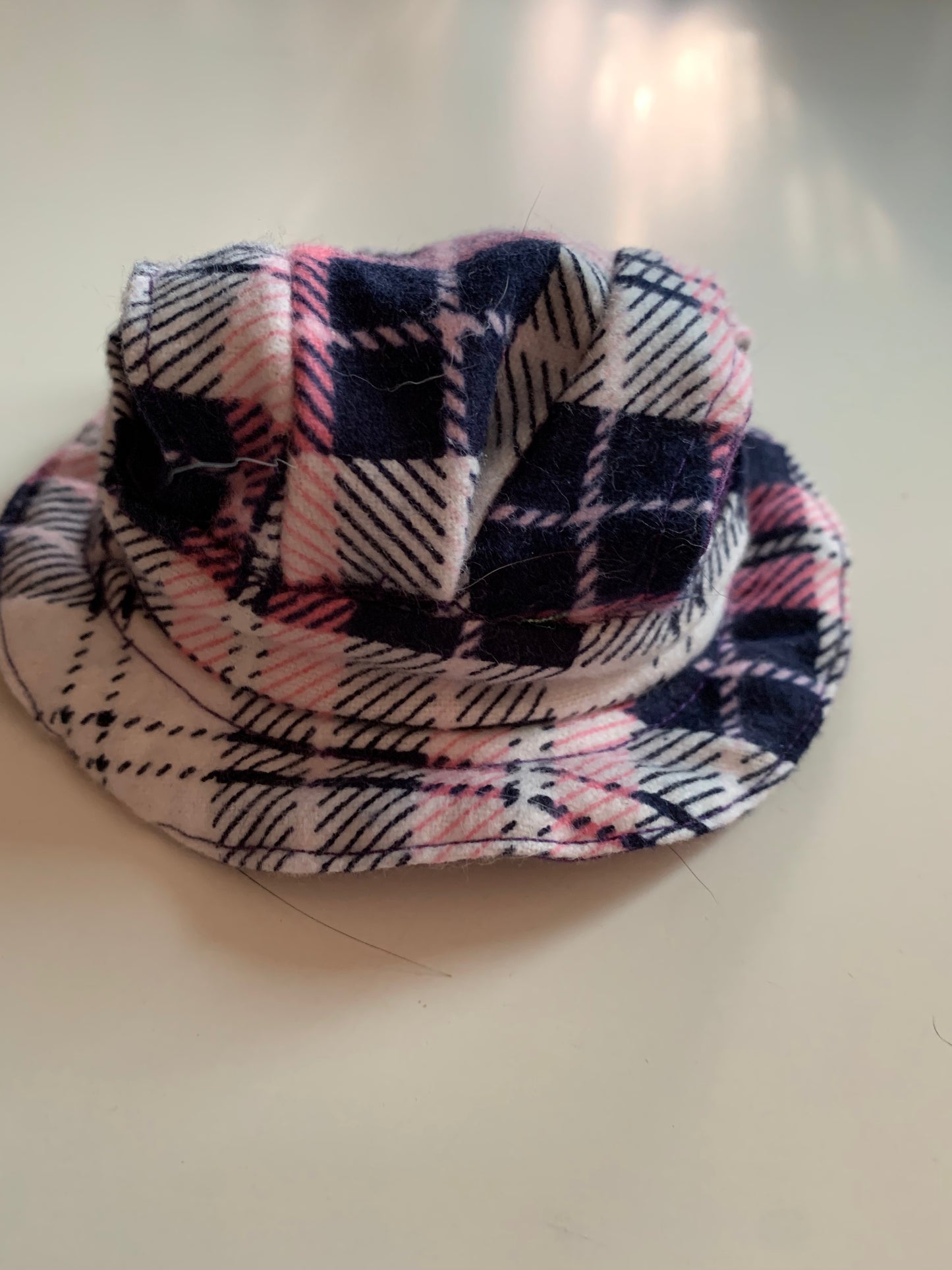 Purple Plaid Pet Hats