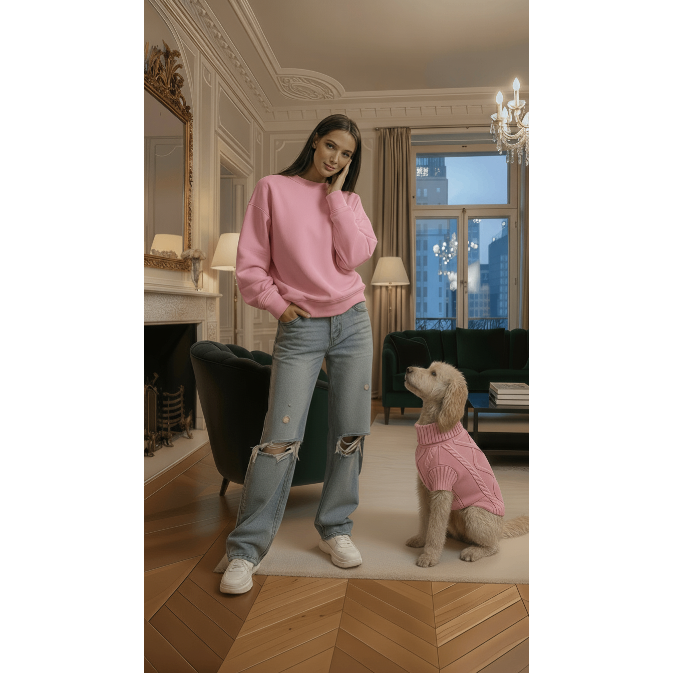 Pink Sweater