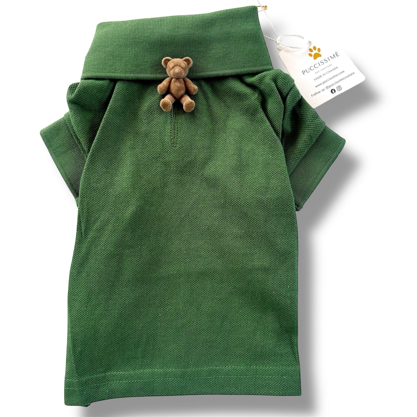 Green cotton shirt
