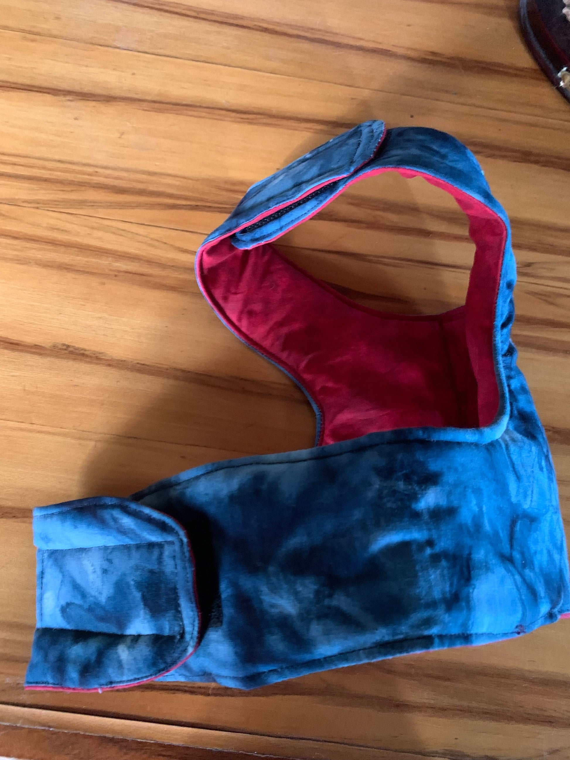 Blue Black Marble  Pet Walking Vest Harness image 1