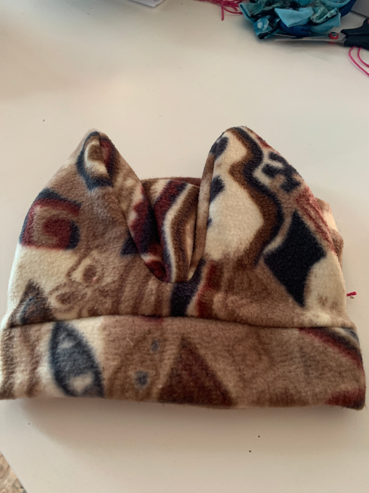 High eared fleece pet hats