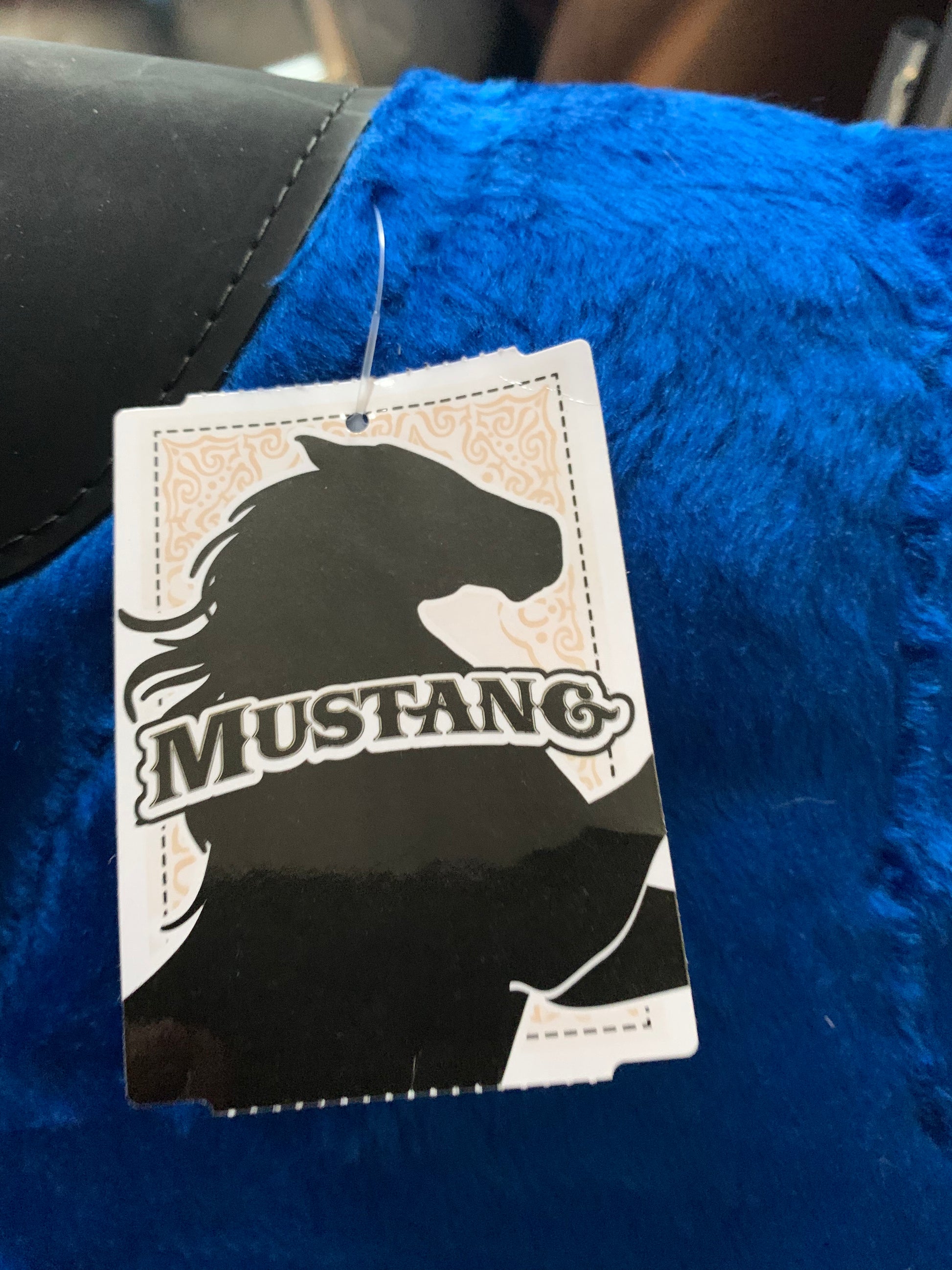 Blue Fleece Western  Horse Saddle Pad image 1