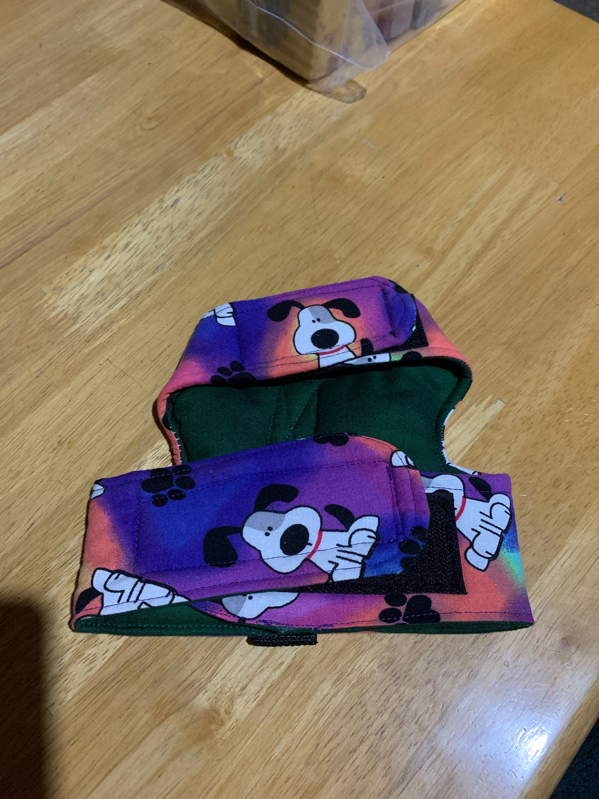 White Dogs on Purple Pet Walking Vest Harness image 2