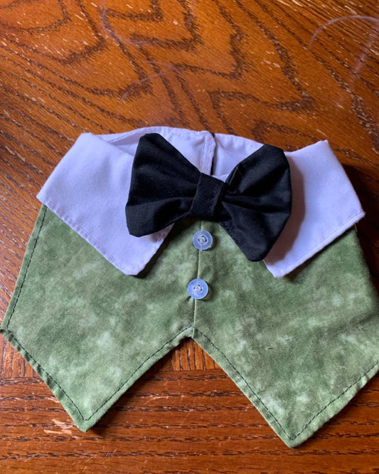 Sage Tuxedo pet vest